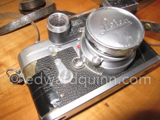 Edward Quinn\'s Leica M3-755852 1955 with Summaron 3.5 1435380 - Photo by Edward Quinn