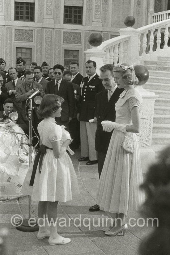 Royal wedding of Grace Kelly and Prince Rainier. Monaco 1956. - Photo by Edward Quinn