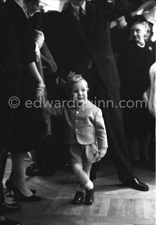 Prince Albert, 50th anniversary of the Monaco Oceanographic Museum, Monaco Ville 1960. - Photo by Edward Quinn