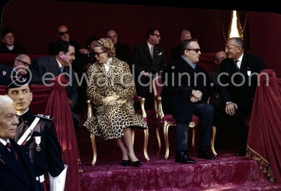 Prince Rainier and Princess Grace. Rallye Monte Carlo 1958. (Grace Kelly) - Photo by Edward Quinn