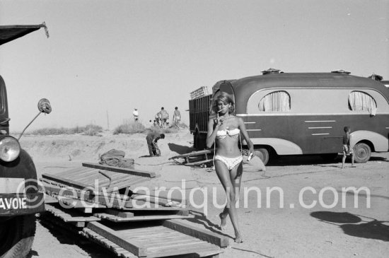 Saint-Tropez, when it still belonged to the locals. Saint-Tropez 1961. - Photo by Edward Quinn