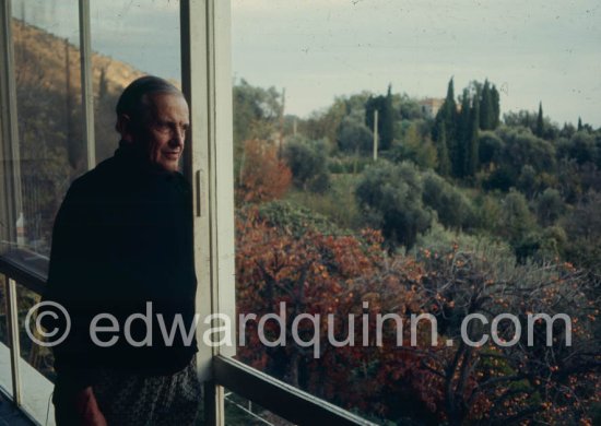 Graham Sutherland at “La Villa Blanche”, Menton 1976 - Photo by Edward Quinn