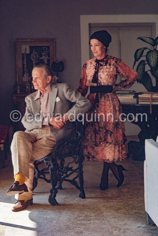 Graham Sutherland and his wife Kathleen Sutherland. Place/date unknown - Photo by Edward Quinn