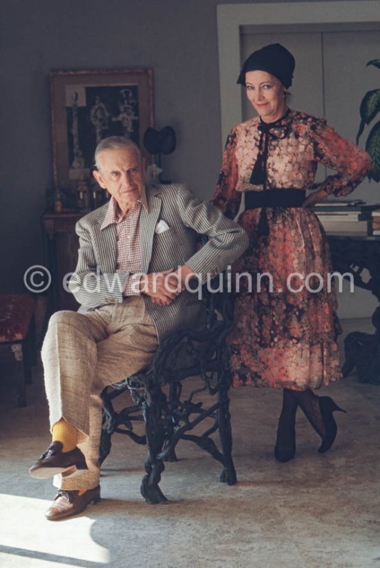 Graham Sutherland and his wife Kathleen Sutherland. Place/date unknown - Photo by Edward Quinn