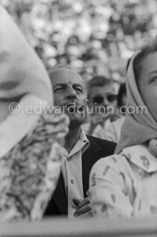 Darryl F. Zanuck at a bullfight. Arles 1960. - Photo by Edward Quinn