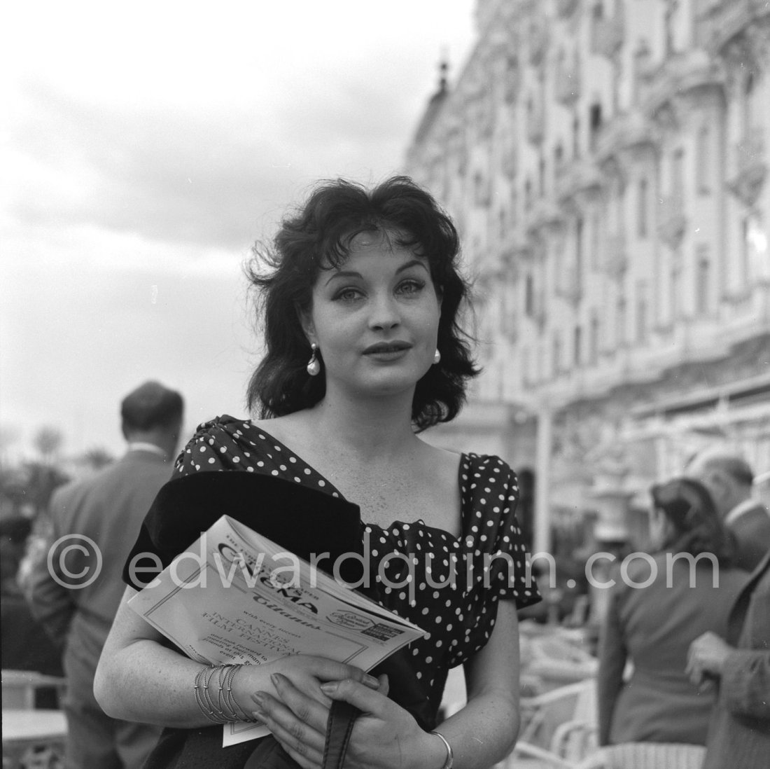 Yvonne Furneaux, French film actress. Cannes 1956. | Edward Quinn ...