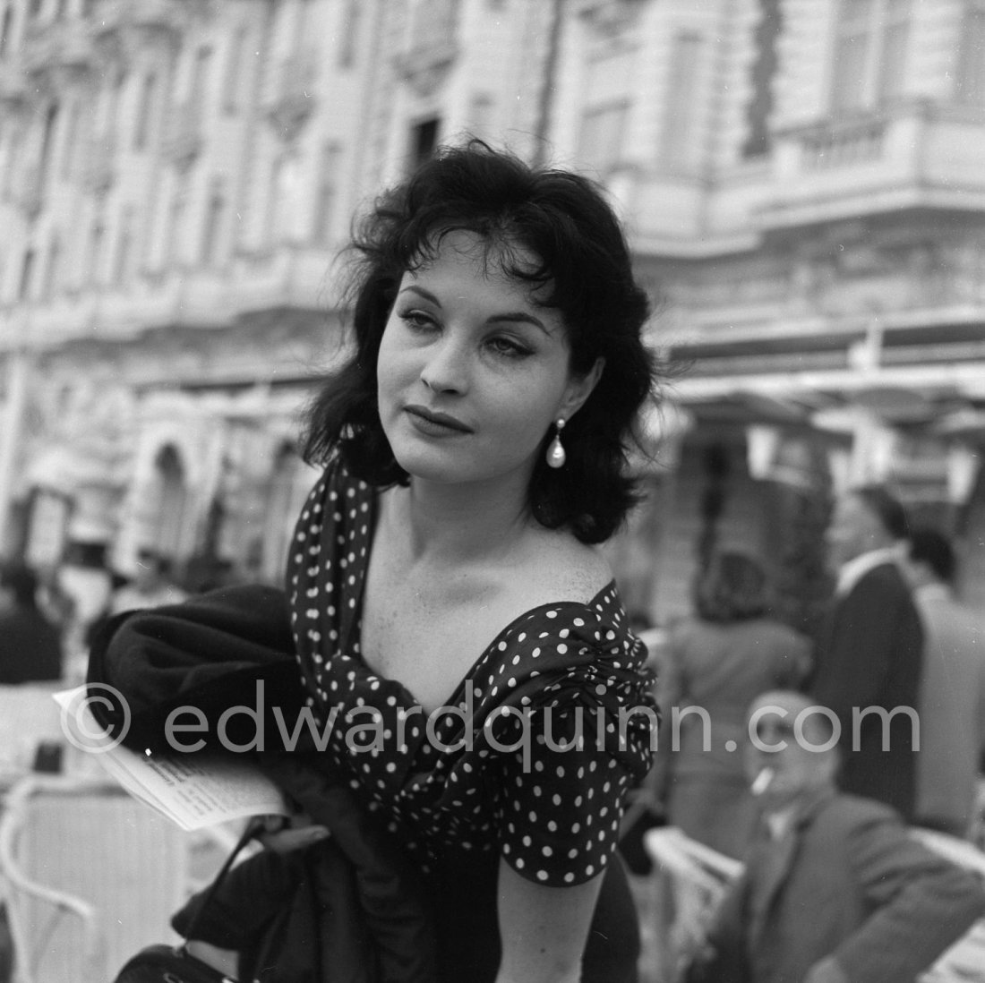 Yvonne Furneaux, French film actress. Cannes 1956. | Edward Quinn ...