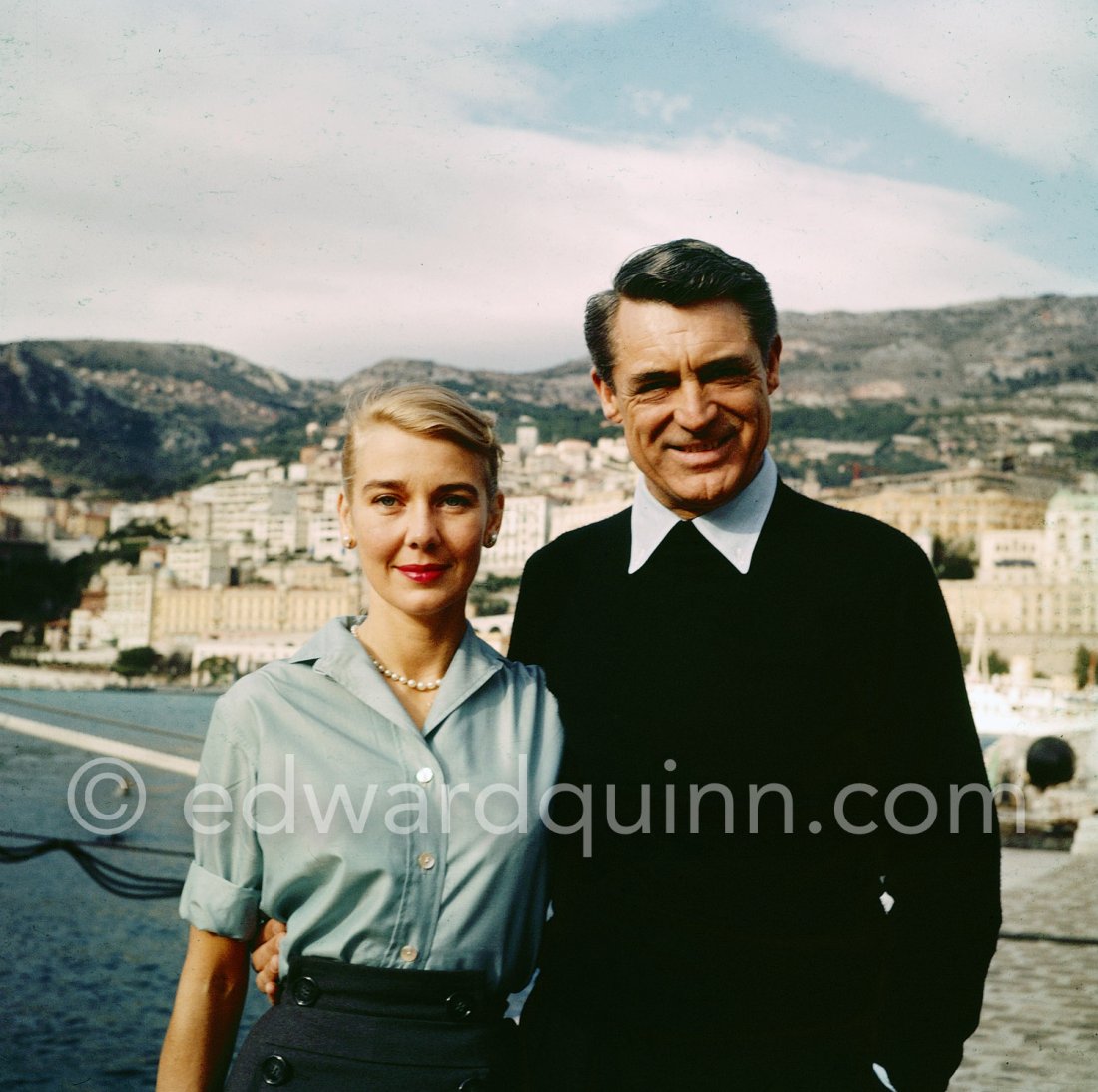 Cary Grant And His Wife Betsy Drake On Board Onassis Yacht Christina