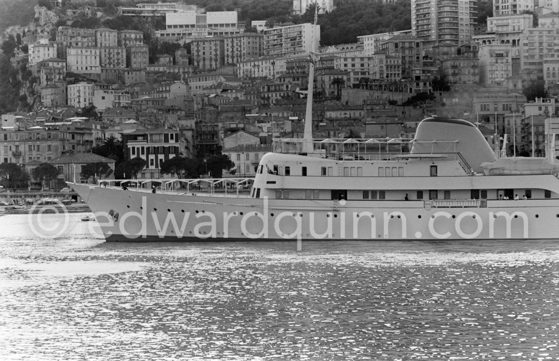 Onassis Yacht Christina Monaco Harbor 1959 Edward Quinn Photographer