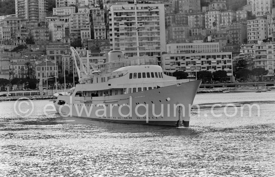 Onassis Yacht Christina Monaco Harbor 1959 Edward Quinn Photographer