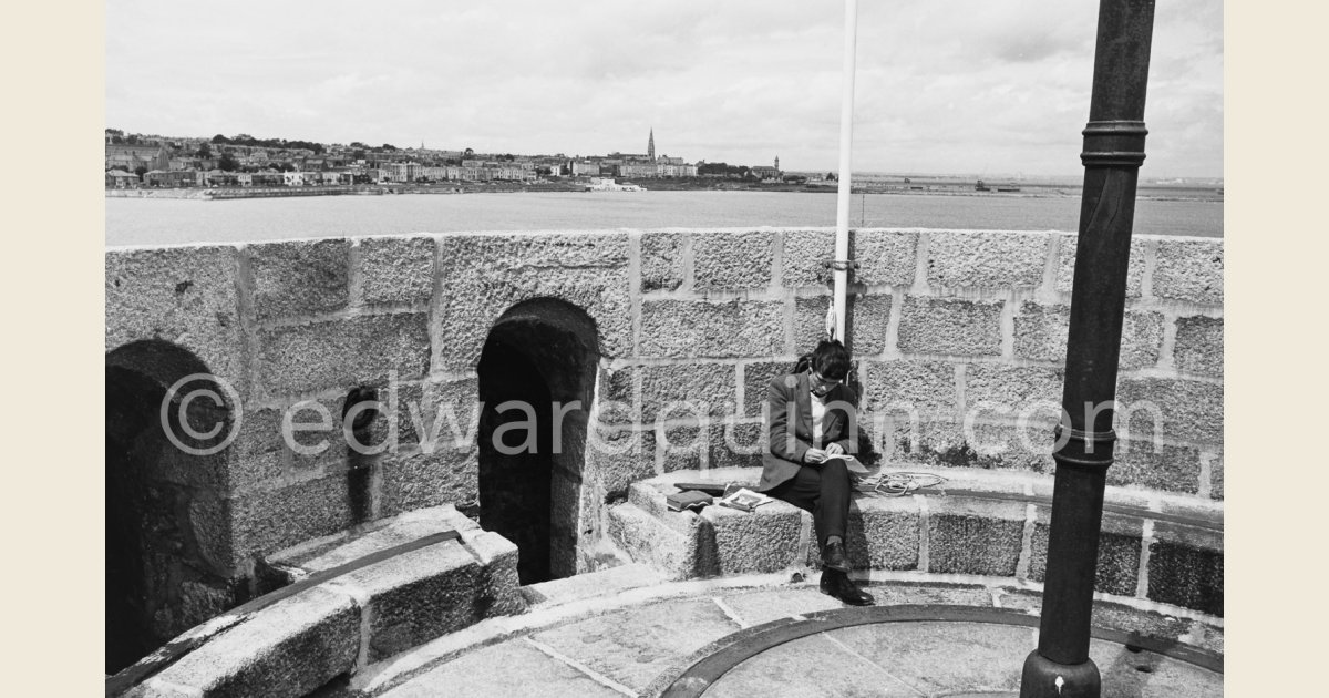 The Joyce Martello Tower at Seapoint (Sandycove). Dublin 1963.