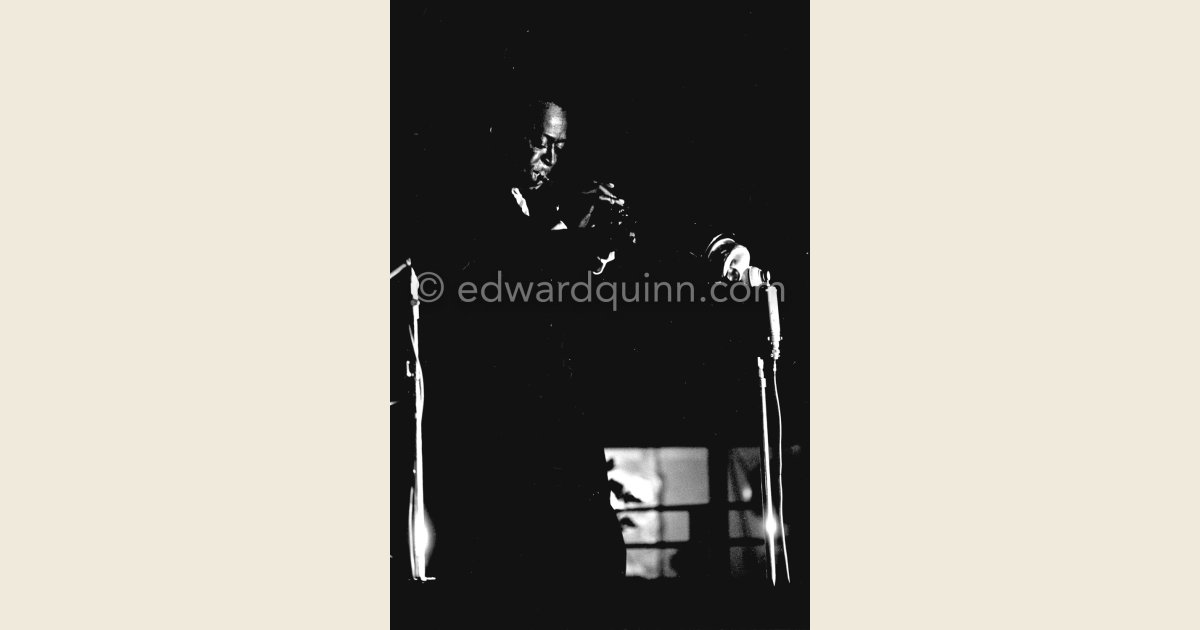 Miles Davis. JuanLes Pins Jazz Festival, Antibes 1963. Edward Quinn