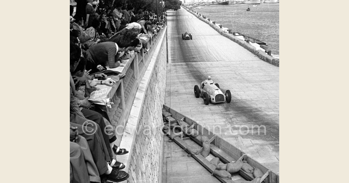 Raymond Sommer Ferrari Behind Him Luigi Villoresi