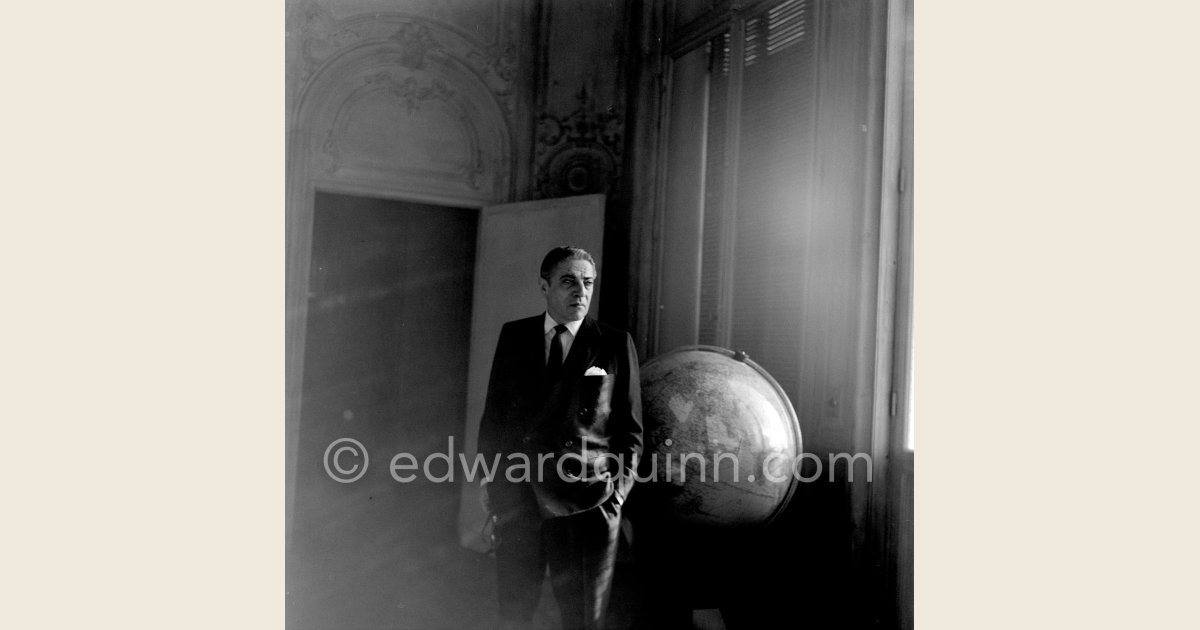 Aristotle Onassis At His Office At Olympic Maritime In Monte Carlo Onassis Became The Most 