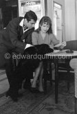 Brigitte Bardot and her husband Roger Vadim at the Hotel Negresco, Nice 1955. - Photo by Edward Quinn