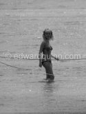 Brigitte Bardot near her home "La Madrague". Saint-Tropez 1961. - Photo by Edward Quinn