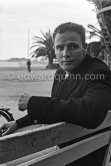 Marlon Brando at the port in Bandol 1956.
