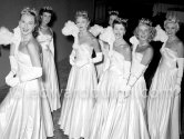 Dior fashion show at Monte Carlo summer gala 1953.
