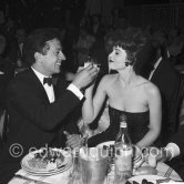 Tina Louise and Jean-Pierre Cassel. Cannes Film Festival 1960. - Photo by Edward Quinn