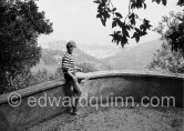 Rudolf Nureyev, Soviet dancer of ballet and modern dance at his mansion above Monte Carlo. La Turbie 1963. - Photo by Edward Quinn