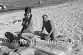 Sylvia Sorrente, Juan-les-Pins 1951. - Photo by Edward Quinn